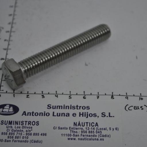 Tornillo cabeza hexagonal Din-933 acero inoxidable A4 (rosca UNC) [1]