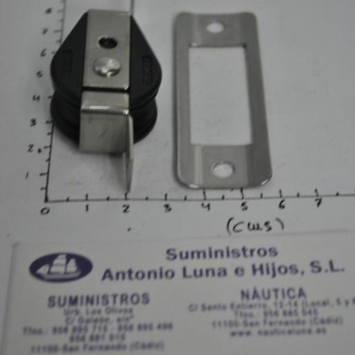 Polea empotrable inoxidable para cabo Viadana [5]