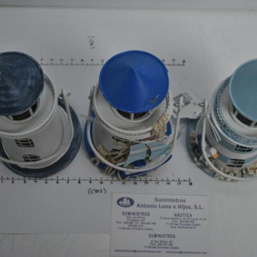 Faro decorativo para vela Led [7]