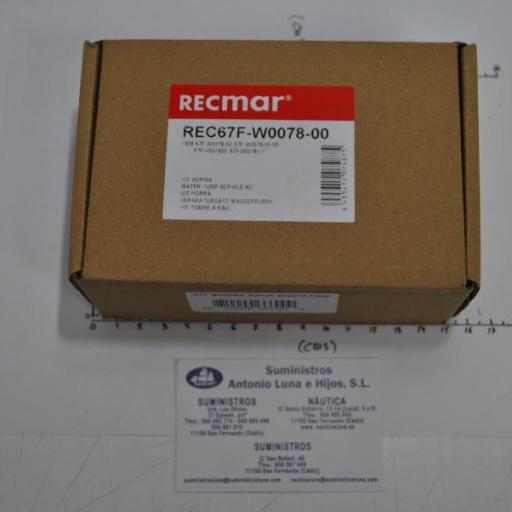 Kit de reparación de la bomba de agua (equivalente 67F-W0078-00 Yamaha) RecMar [7]