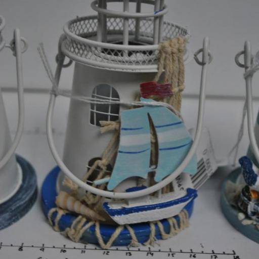 Faro decorativo para vela Led [4]