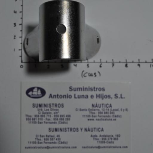 Unión en forma de T recta de acero inoxidable 316 para tubo de 22 mm abierta [3]