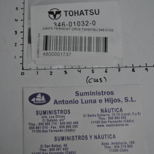 Junta del termostato 346-01032-0 original Tohatsu [5]