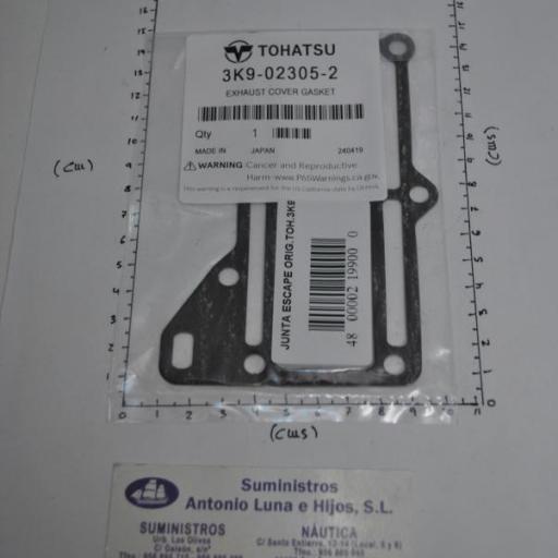 Junta de escape 3K9-02305-2 original Tohatsu [6]