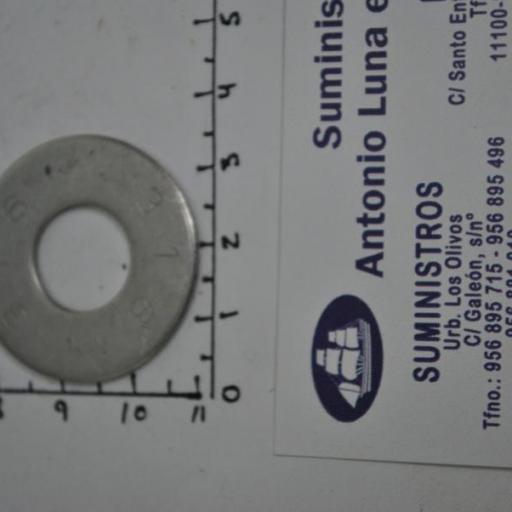 Arandela plana (similar a Din-125) de acero inoxidable A4 para tornillos de rosca UNC [2]
