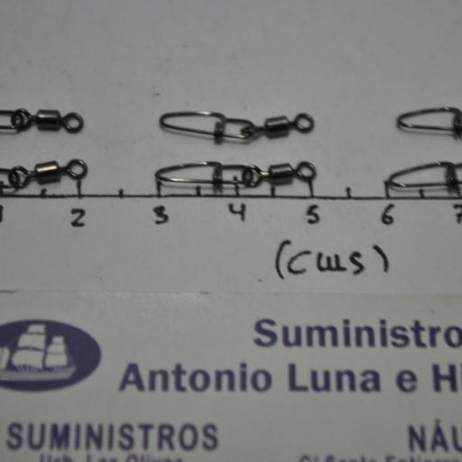 Torniquetes (giratorios) (sobre de 6 ud) rolling negro con imperdible Kali [4]