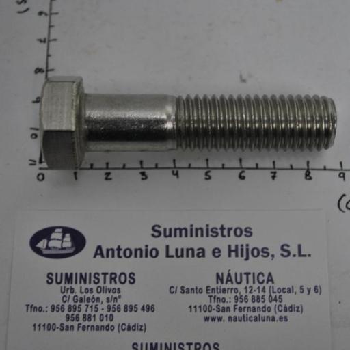 Tornillo cabeza hexagonal (parcialmente roscado) Din-931 acero inoxidable A4 (rosca UNC)