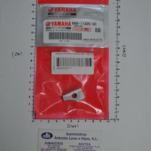 Ánodo de zinc 689-11325-00 original Yamaha [7]