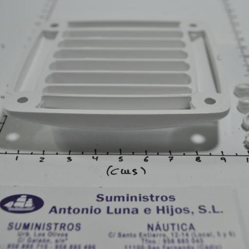 Rejilla de ventilación cuadrada Top Line de plástico blanca de 92 x 92 mm Nuova Rade [4]