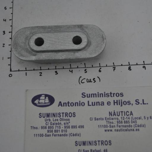 Ánodo de aluminio (equivalente 65W-45251-00 Yamaha) RecMar [4]