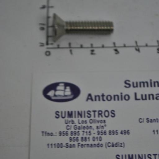 Tornillo Din-965 acero inoxidable A4 (rosca UNC)