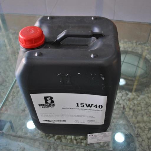 Aceite mineral 15W40 de 20 litros RecLube
