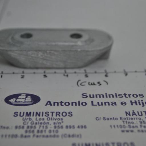 Ánodo de aluminio (equivalente 65W-45251-00 Yamaha) RecMar [5]