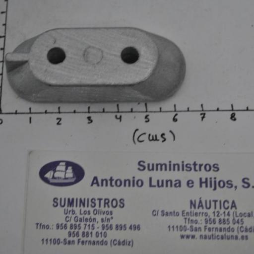 Ánodo de aluminio (equivalente 65W-45251-00 Yamaha) RecMar [6]