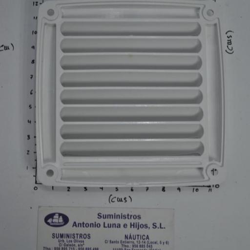 Rejilla de ventilación cuadrada Top Line blanca Nuova Rade [1]
