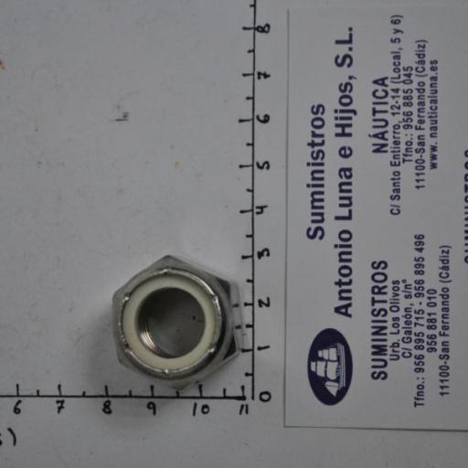 Tuerca autoblocante Din-985 acero inoxidable A4 (rosca UNC) [1]