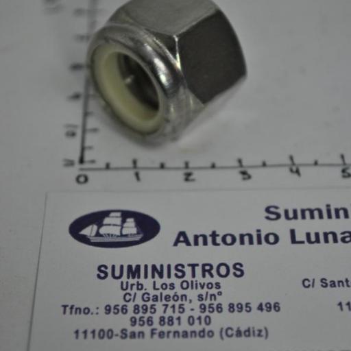 Tuerca autoblocante Din-985 acero inoxidable A4 (rosca UNC) [4]