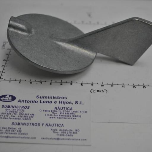 Ánodo de zinc (equivalente 67F-45371-00 Yamaha) RecMar [1]