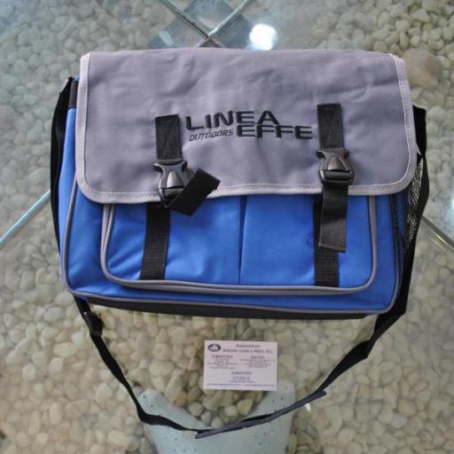 Bolsa bandolera de pesca azul Lineaeffe