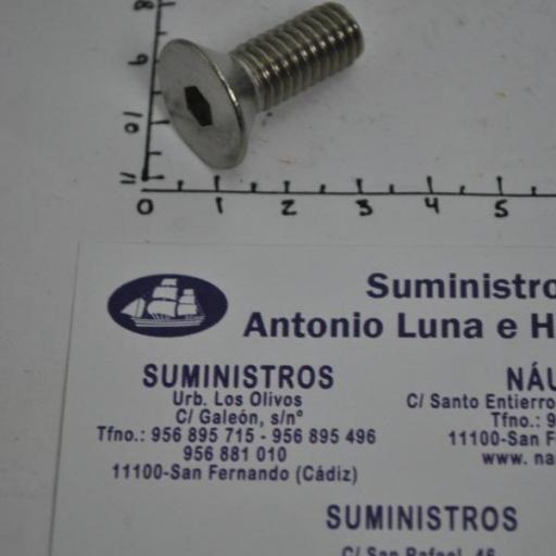 Tornillo Din-7991 acero inoxidable A4 (rosca UNC) [4]