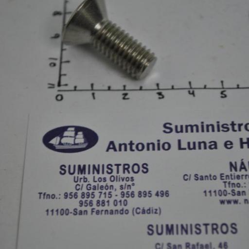 Tornillo Din-7991 acero inoxidable A4 (rosca UNC) [5]