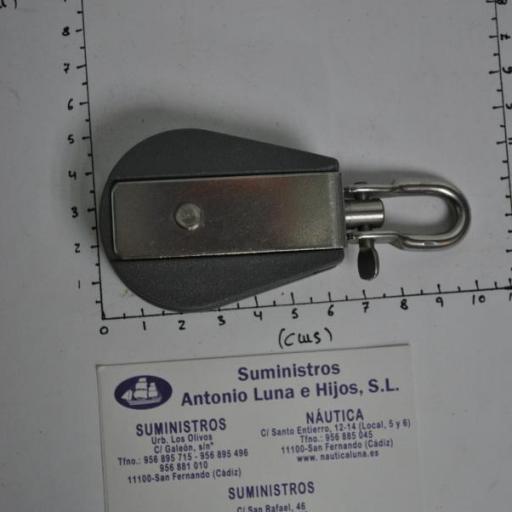 Polea simple giratoria para cabo de 12 mm Z-Spars [3]