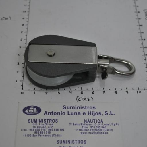 Polea simple giratoria para cabo de 12 mm Z-Spars [4]