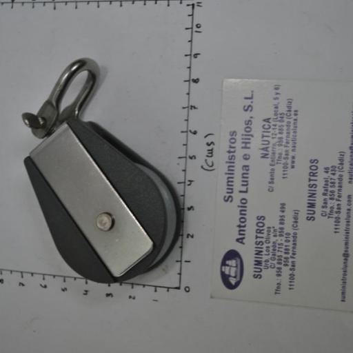 Polea simple giratoria para cabo de 12 mm Z-Spars [6]