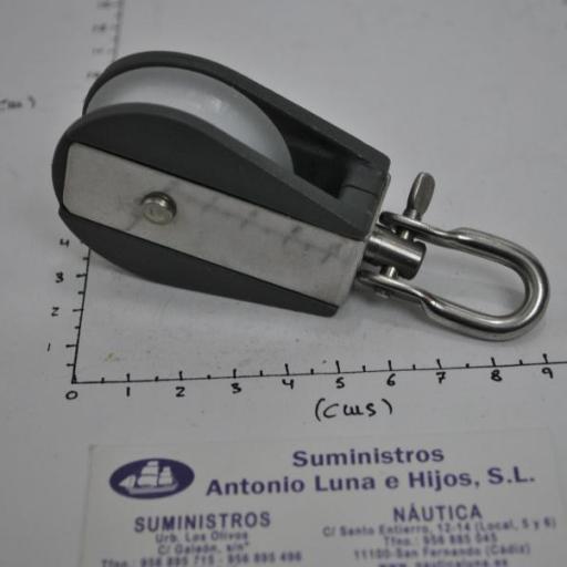 Polea simple giratoria para cabo de 12 mm Z-Spars [1]