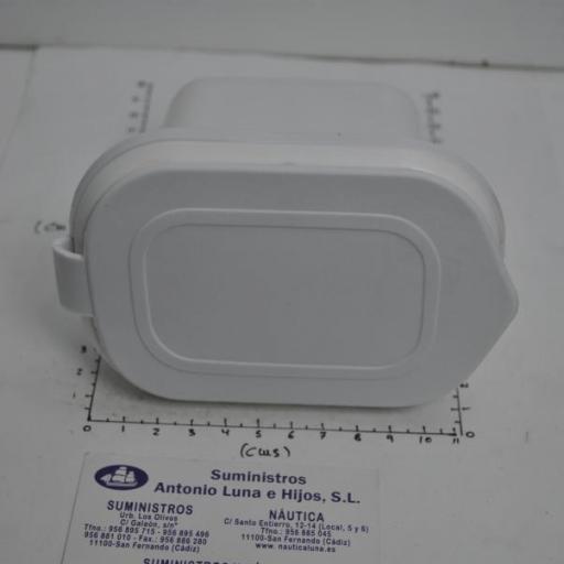 Caja de ducha blanca con tapa rectangular Nuova Rade [1]