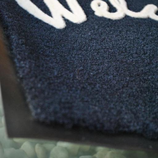 Alfombra "Welcome Aboard" azul marina Seachoice [3]