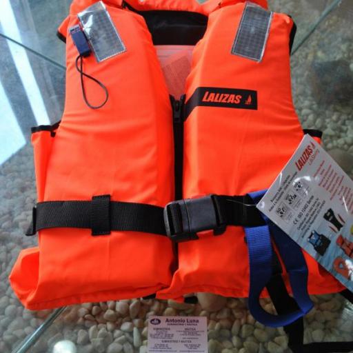 Chaleco salvavidas 150N con cremallera ISO 12402-3 de 70-90 kg Lalizas [1]