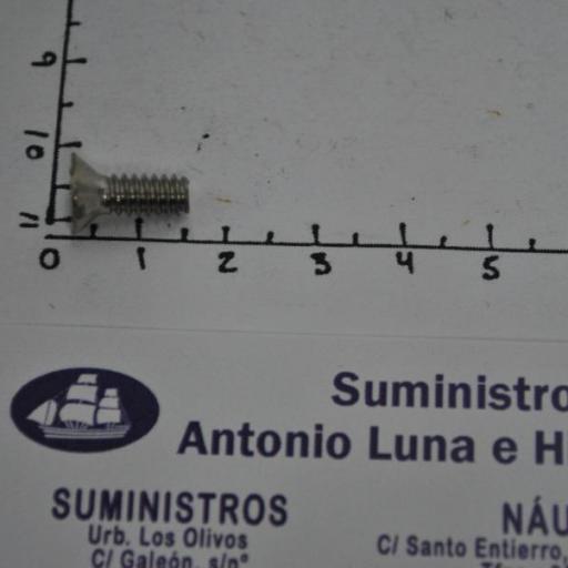 Tornillo Din-963 acero inoxidable A4 (rosca UNC) [3]