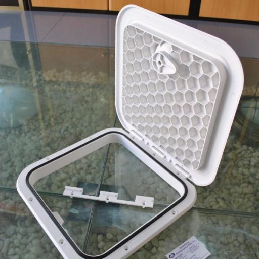 Tapa de registro blanca de 374 x 374 mm Plastimo [6]