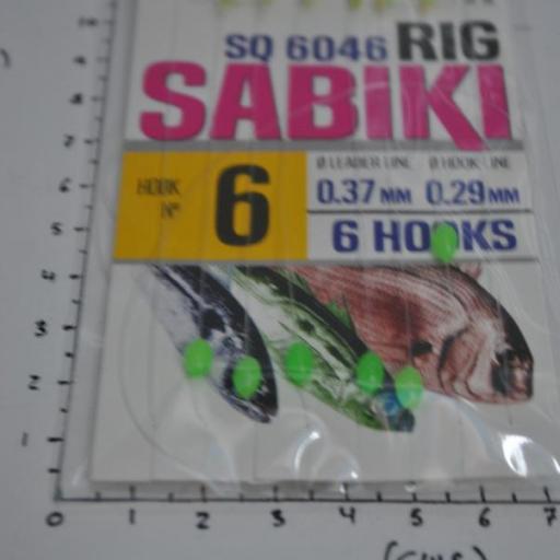 Bajo de mar (sabiki) SQ-6046 de 6 anzuelos Kali [6]