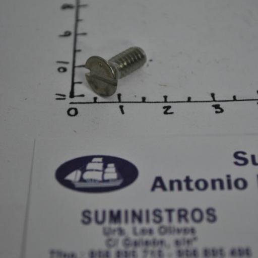 Tornillo Din-963 acero inoxidable A4 (rosca UNC)