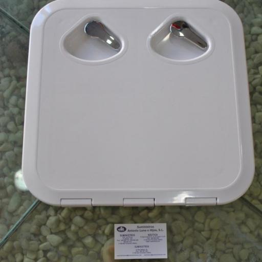 Registro (tambucho) blanco Krome de 370 x 375 mm Nuova Rade