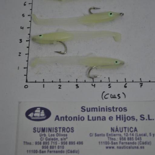 Señuelos de vinilo (4 ud) Super Jill luminosos Lineaeffe [4]