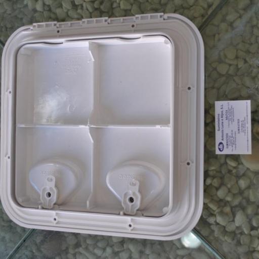 Registro (tambucho) blanco Krome de 370 x 375 mm Nuova Rade [2]