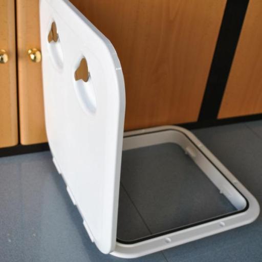 Registro (tambucho) blanco Krome de 370 x 375 mm Nuova Rade [4]