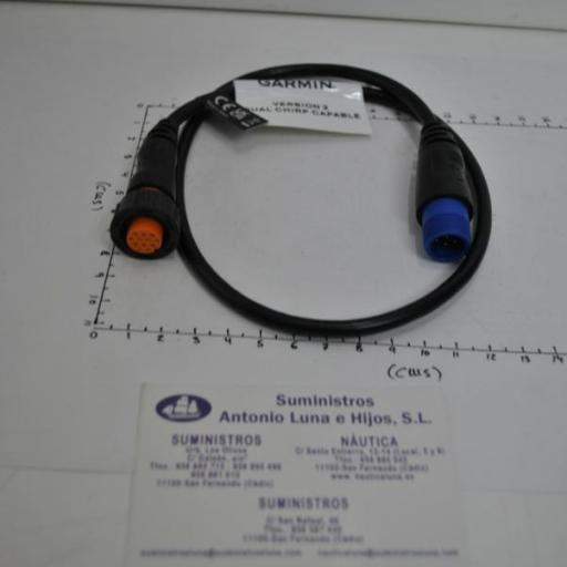 Cable adaptador (para transductor) de 8 pines (macho) a 12 pines (hembra) Garmin [1]