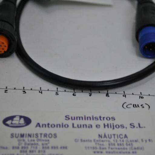 Cable adaptador (para transductor) de 8 pines (macho) a 12 pines (hembra) Garmin [2]