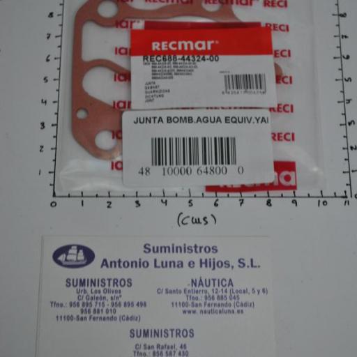 Junta de la bomba de agua (equivalente 688-44234-00 Yamaha) RecMar [5]