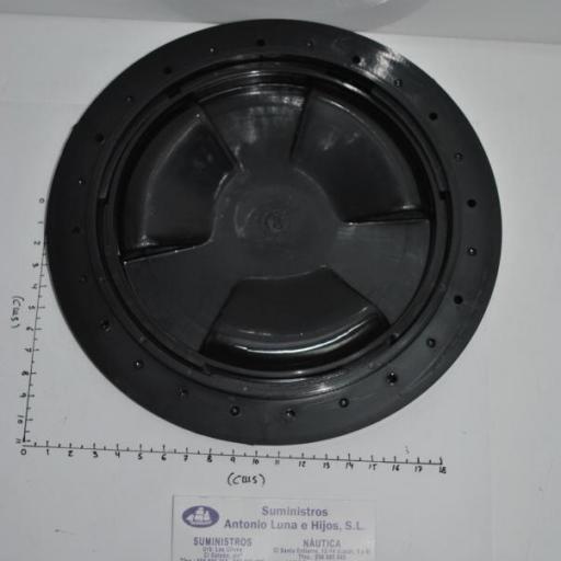 Registro (escotilla o tambucho) negro de diámetro interior 155 mm Nuova Rade [2]