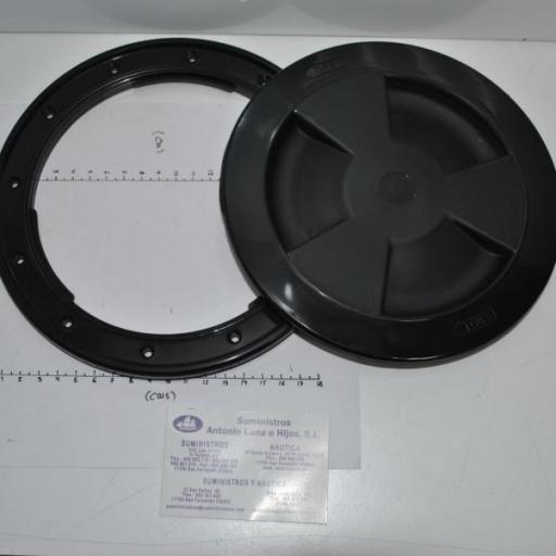 Registro (escotilla o tambucho) negro de diámetro interior 155 mm Nuova Rade [3]