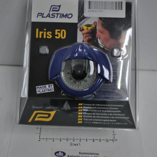 Compás portátil Iris 50 azul Plastimo. [7]