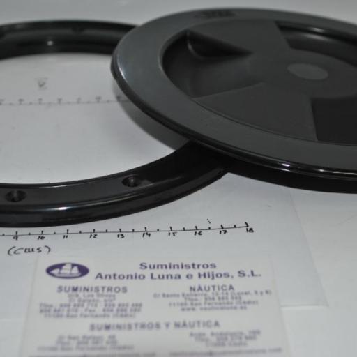 Registro (escotilla o tambucho) negro de diámetro interior 155 mm Nuova Rade [4]