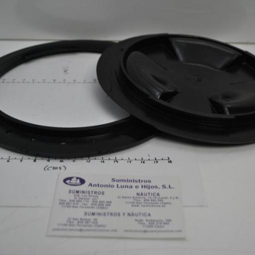 Registro (escotilla o tambucho) negro de diámetro interior 155 mm Nuova Rade [5]