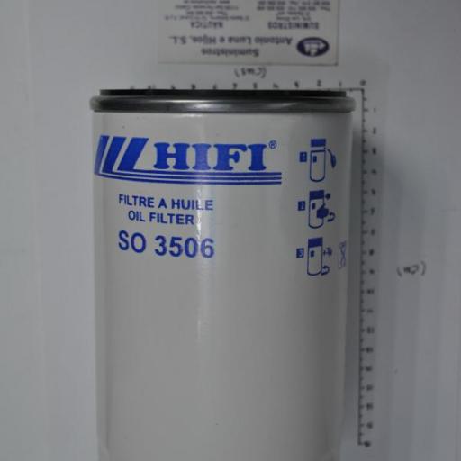 Filtro de aceite (equivalente para motores 6.660 E Nanni Diesel) Hifi [1]