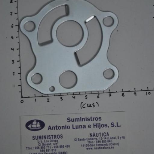 Junta metálica (tapa) de la bomba de agua (equivalente 688-44323-00 Yamaha) RecMar [1]